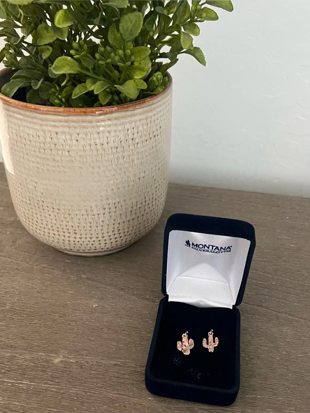 Montana Silversmith’s Desert Darling Rose Cactus Earrings NWOT - Picture 1 of 4